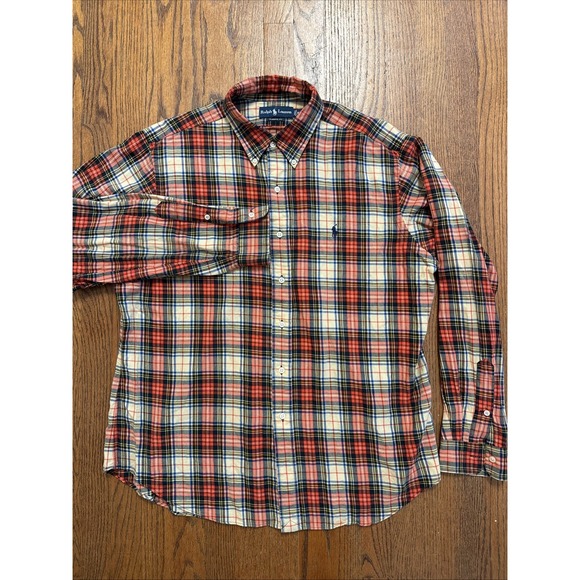 Polo Ralph Lauren Button Down Flannel Shirt Men's XL Classic Fit Performance - Picture 3 of 6
